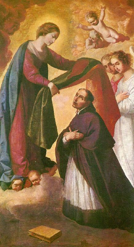 Francisco de Zurbaran st. ildefonso receiving the chasuble China oil painting art